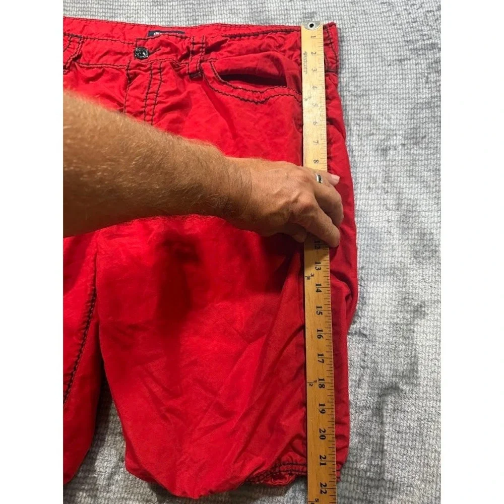 True Religion Red Men's Swim Board Shorts size 40